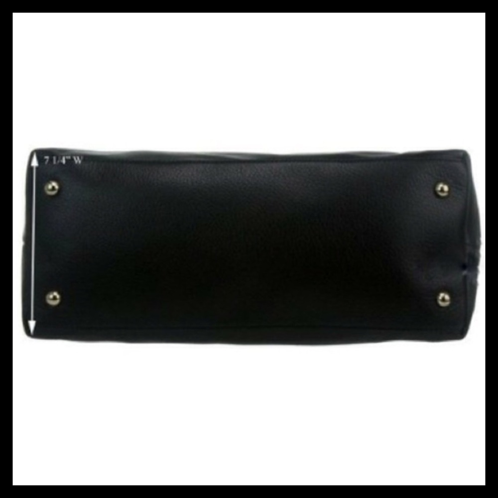 NWOT Michael Kors Hamilton Leather Weekender Black - Picture 6 of 7